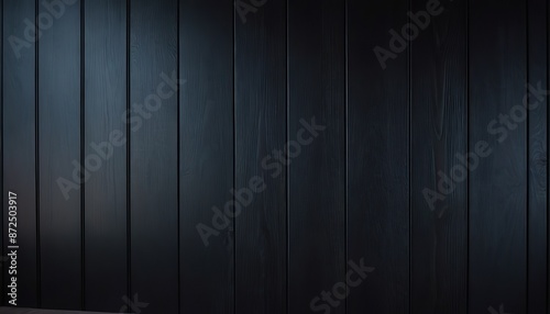 Black wood texture background. Abstract dark wood texture on black wall. Aged wood plank texture pattern in dark tone