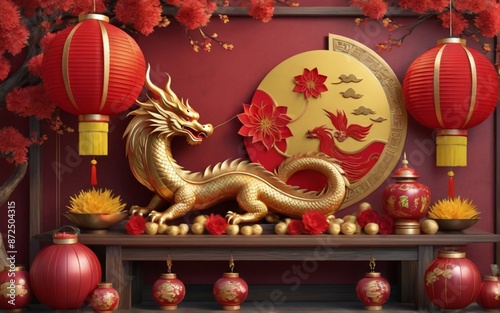 chinese new year lanterns
