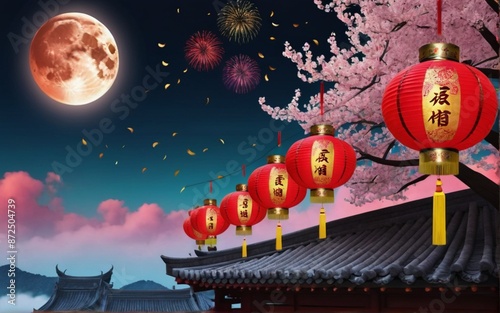 chinese new year lanterns