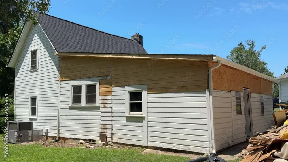 renovation of the outside of an old house renovation of the outside of an old house