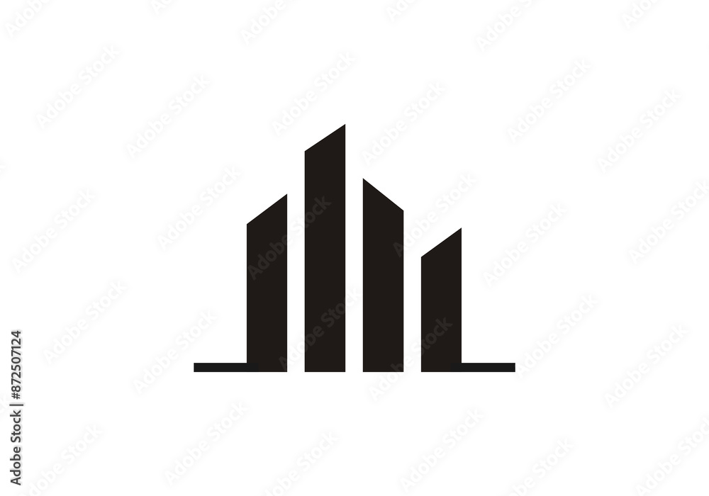 building icon template logo icon vector illustration template building icon template logo icon vector illustration template