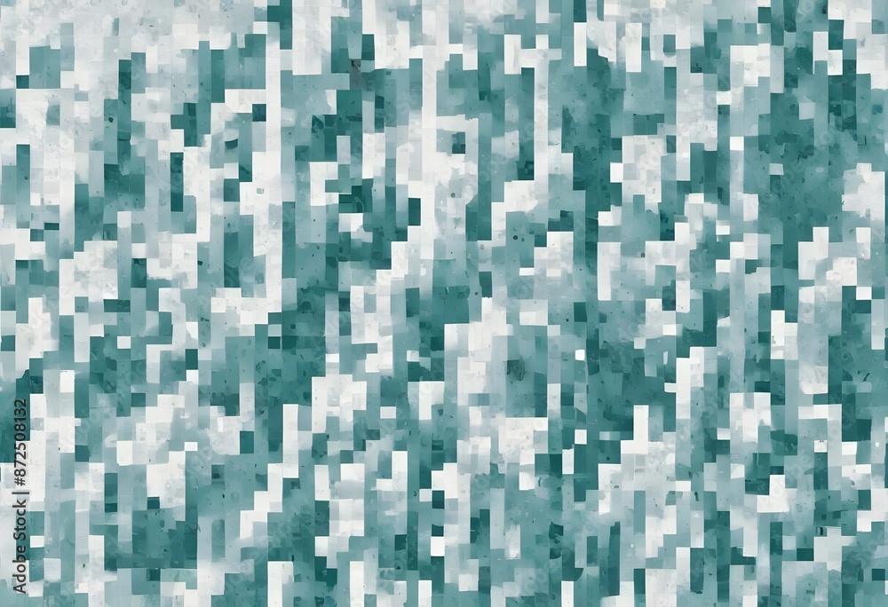 Fototapeta premium Deep teal paper texture background, 8bits