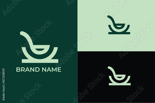 tea cup vector, teapot illustration, tea pot vector, noodle food, soup Soup Logo for Restaurant or Kitchen, hot bowl noodle logo vector design for food restaurant logo, Poke bowl logo, 