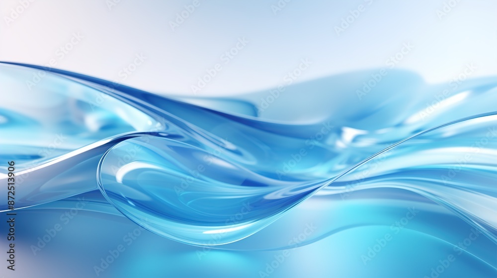 Fototapeta premium Abstract wavy flowing background