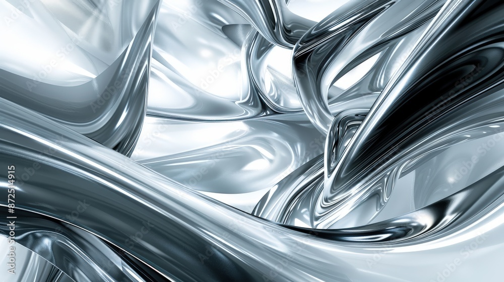 Abstract liquid metal shapes morphing and flowing dynamically Abstract liquid metal shapes morphing and flowing dynamically