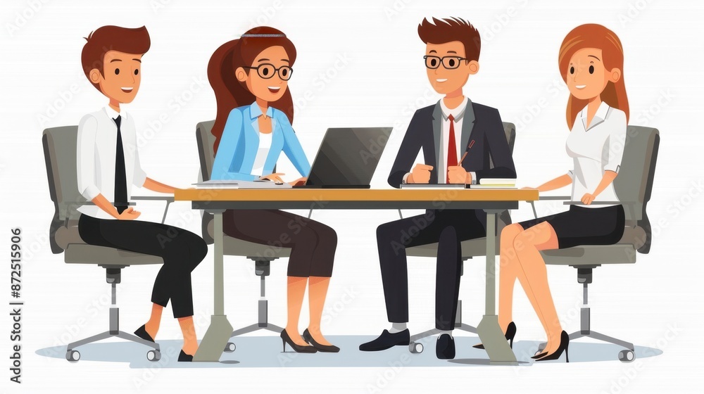 Obraz premium Supporting Unity: HR manages grievances, mediates conflicts, and enforces policies to nurture a cohesive workplace, enhancing employee satisfaction. 