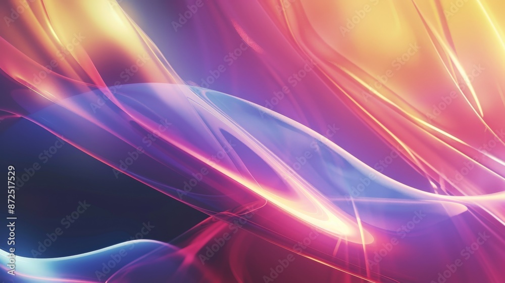 Fluid abstract gradients blending seamlessly into one another