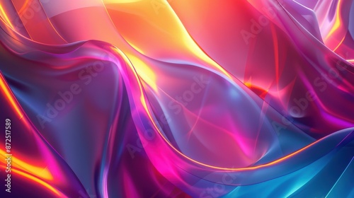 Wallpaper Mural Fluid abstract gradients blending seamlessly into one another Torontodigital.ca