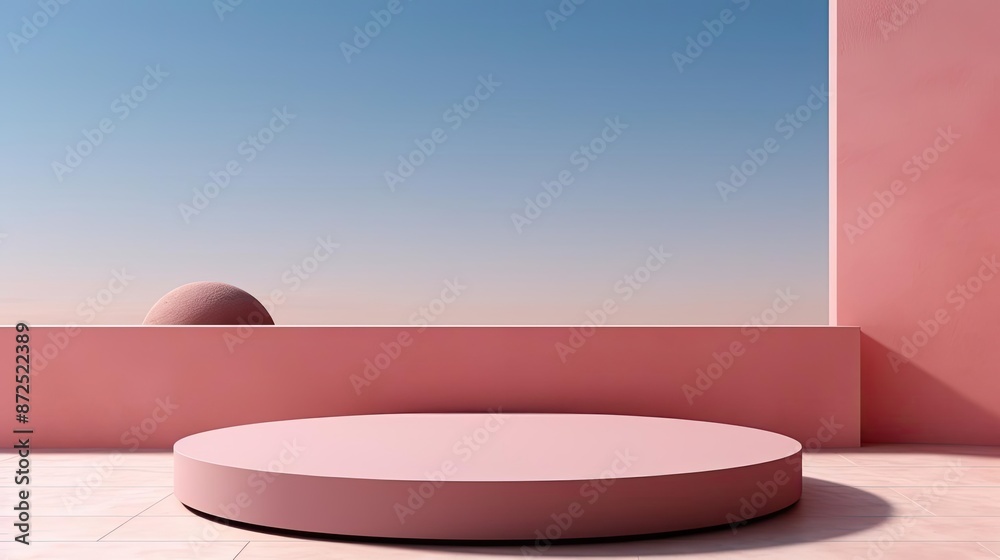 modern podium design for product display or product stand with cinematic background and lighting modern podium design for product display or product stand with cinematic background and lighting