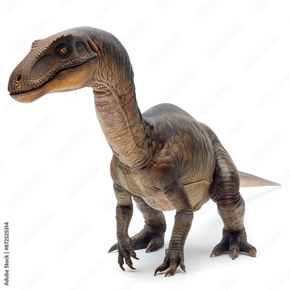 Fototapeta premium Elegant Maiasaura Dinosaur Isolated on White Background