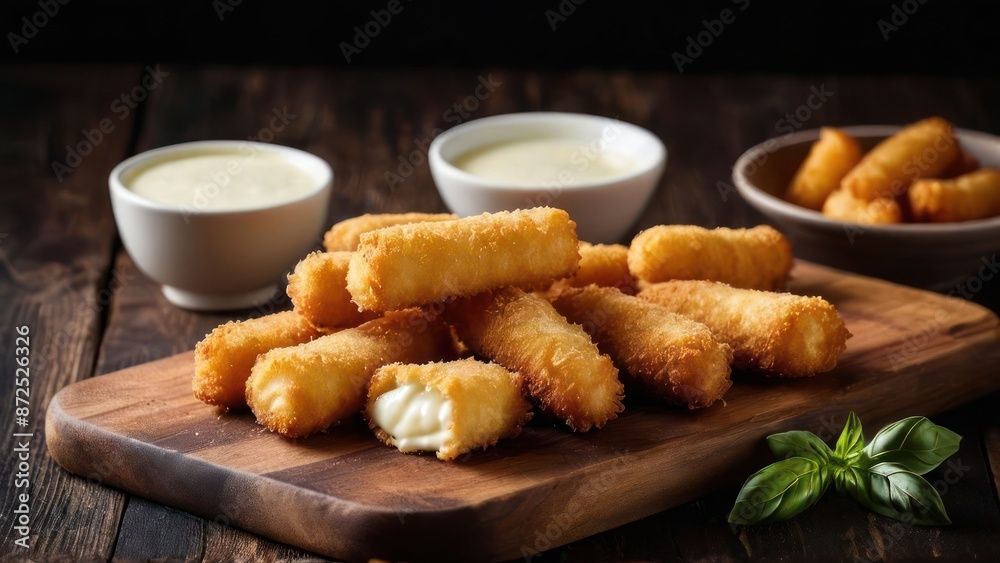 Elegant Fish and Chips with Tartar Sauce Combo Elegant Fish and Chips with Tartar Sauce Combo