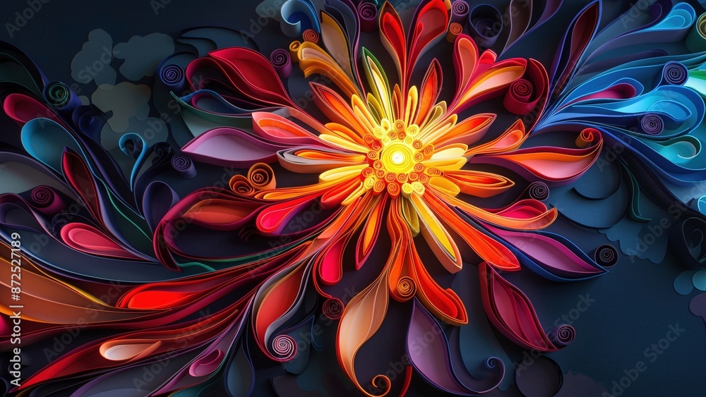 close up of colorful flower close up of colorful flower