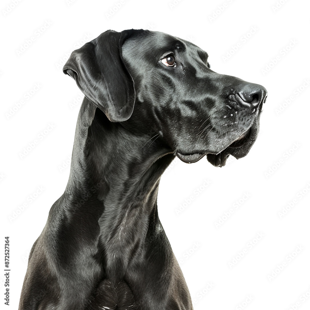 Majestic Great Dane in Elegant Isolation Majestic Great Dane in Elegant Isolation