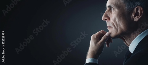 Businessman in Deep Thought