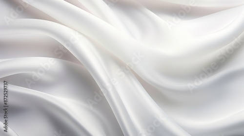 White abstract silk background