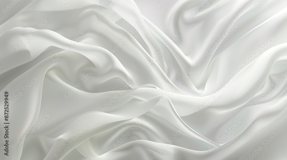 Obraz premium White abstract silk background