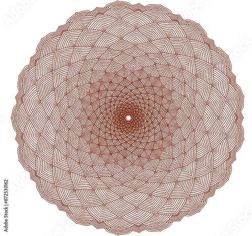 Signs and symbols. Circle pattern lotus or flower mandala art design. beauty, fashion, geometry.