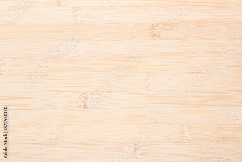 Natural wooden desk texture background, Top view. Abstract top bar table wood bamboo pattern nature. Design wall vintage interior kitchen. Bamboo skin cutting board empty for displaying products.