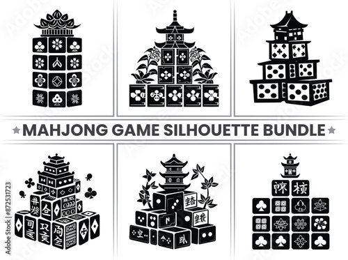 Chinese Mahjong Game Silhouette Casino: Experience the thrill of traditional Chinese gambling with this iconic game.