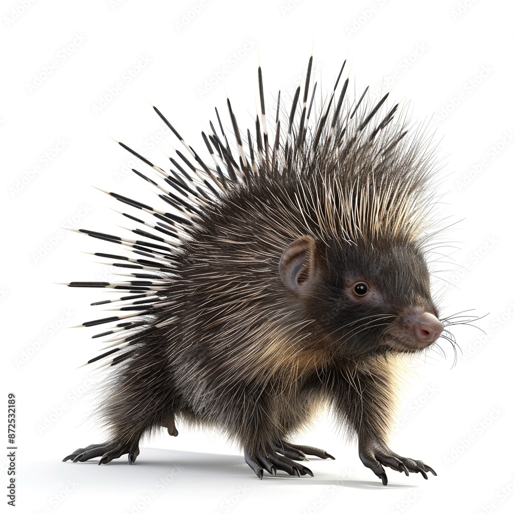 Fototapeta premium Skilled Architect Working on Blueprint of Building