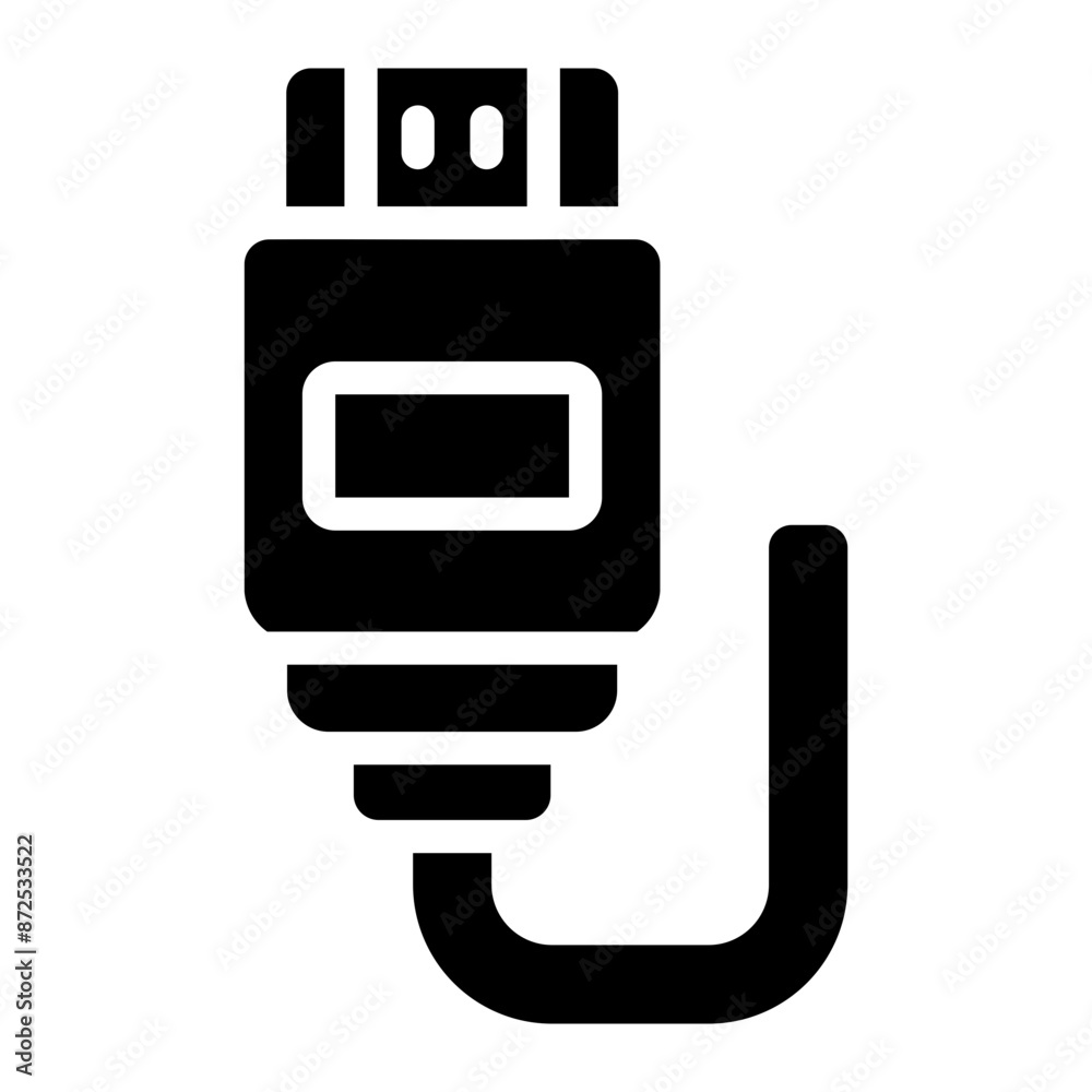 hdmi Solid icon