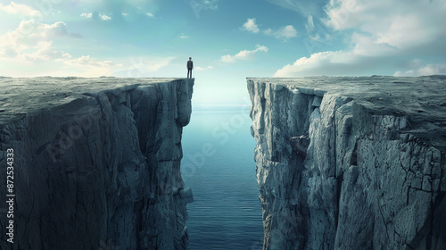 Symbolizing the gap in customer engagement