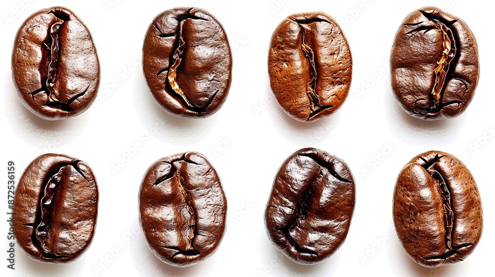 Close-up of Roasted Coffee Beans Close-up of Roasted Coffee Beans
