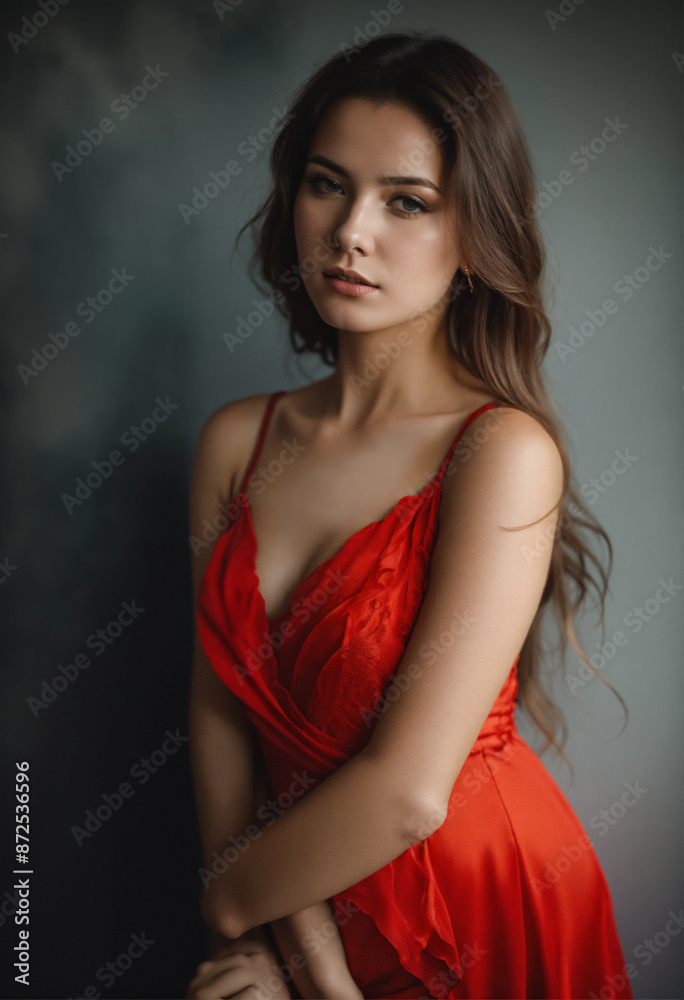confident woman artistic portrait