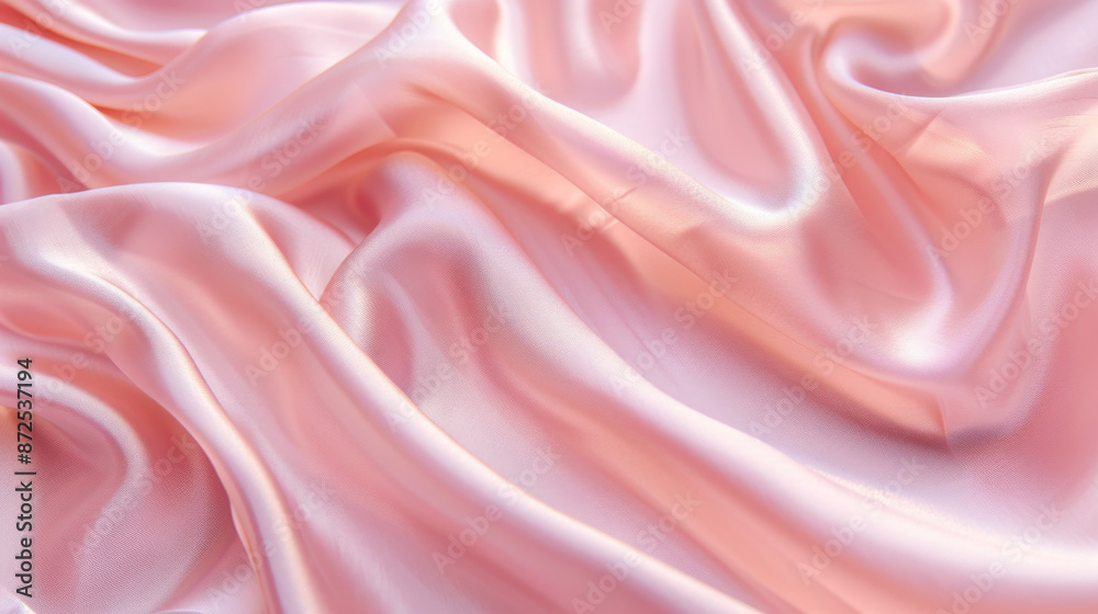 Light pink fabric texture with a smooth and silky feel Light pink fabric texture with a smooth and silky feel