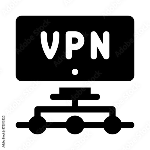 VPN glyph icon
