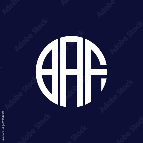 baf circle logo design