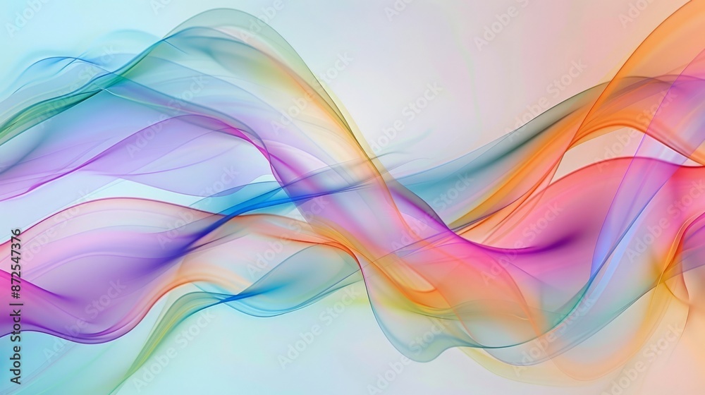 Abstract Colorful Swirling Flow Abstract Colorful Swirling Flow