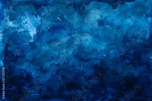 A painting of a dark blue square. © VISUAL BACKGROUND