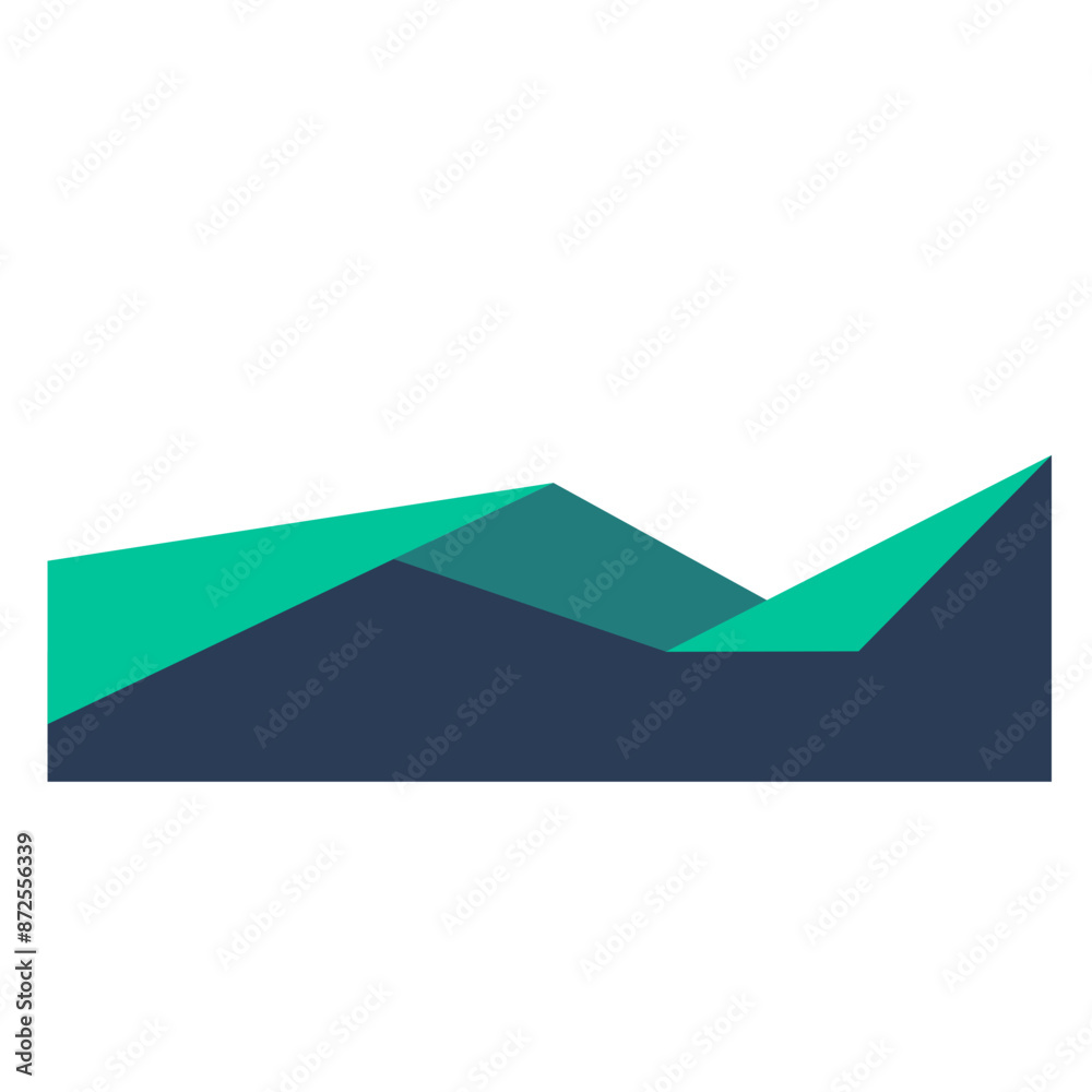 Geometric Border Side Geometric Border Side