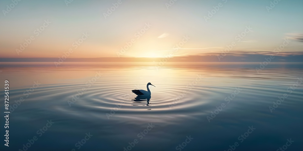 Ibis Bird in Lake at Sunset Looping 4K Virtual Animation. Concept Animals, Nature, Sunsets, Lakes, 4K Animation Ibis Bird in Lake at Sunset Looping 4K Virtual Animation. Concept Animals, Nature, Sunsets, Lakes, 4K Animation