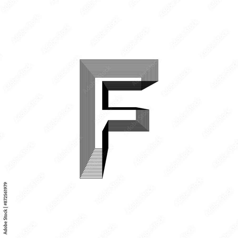 Alphabet font letters and numbers modern abstract design with line vector illustration Alphabet font letters and numbers modern abstract design with line vector illustration