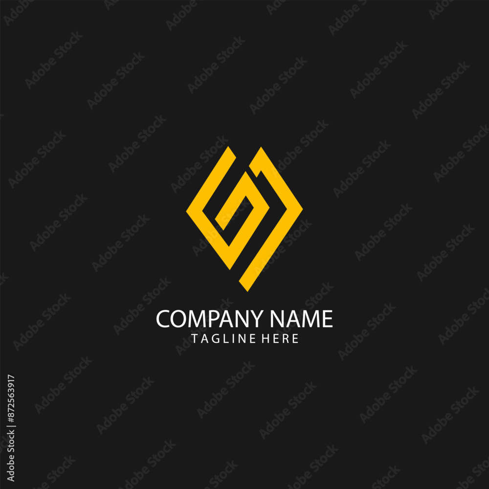 initial letter GJ logo design vector initial letter GJ logo design vector