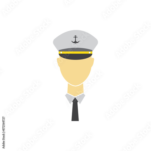 Captain hat skipper icon