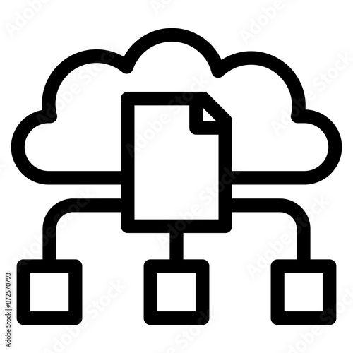 Cloud Infrastructure Icon