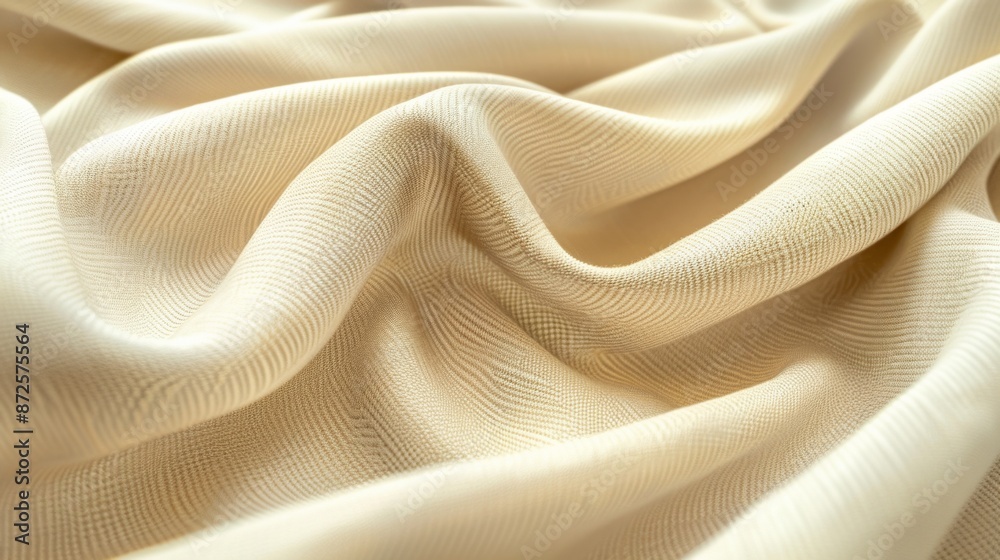 Light beige fabric texture with a soft weave, ideal for a warm and inviting background Light beige fabric texture with a soft weave, ideal for a warm and inviting background