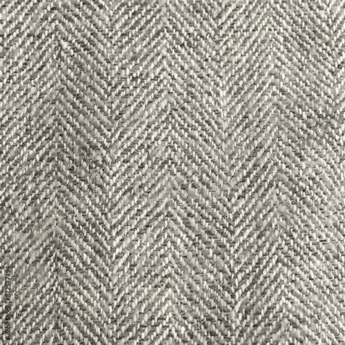 Light grey herringbone pattern with a fine weave