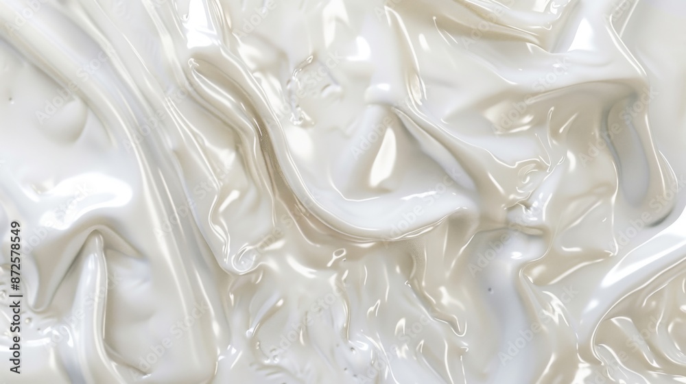 Fototapeta premium Smooth white ceramic texture with a glossy finish