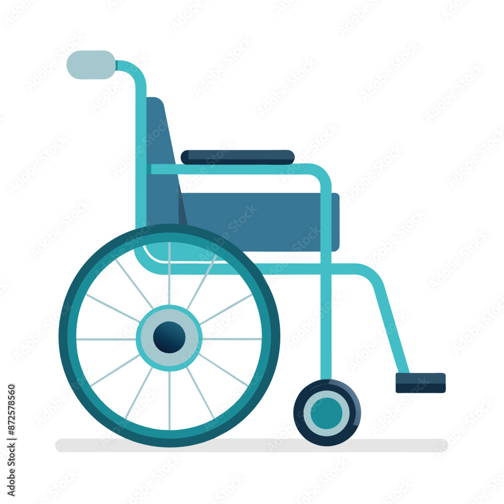 wheel chair minimal design vector illustration wheel chair minimal design vector illustration