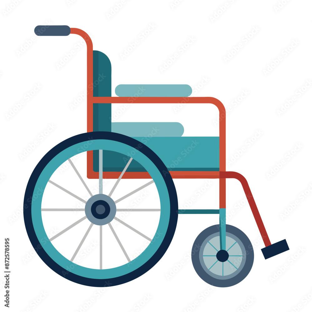 wheel chair minimal design vector illustration wheel chair minimal design vector illustration