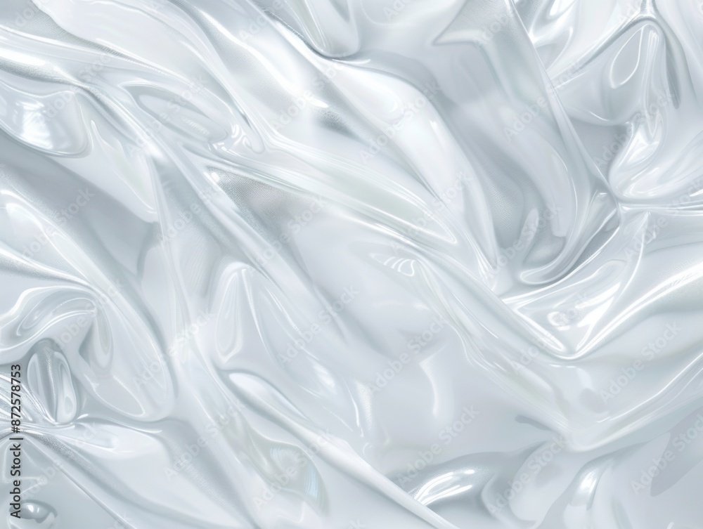 Fototapeta premium Smooth white glass texture with a frosted finish