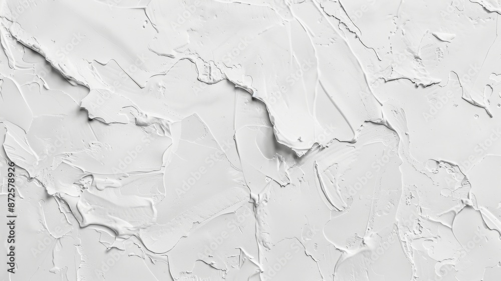 Fototapeta premium Smooth white plaster texture with subtle imperfections