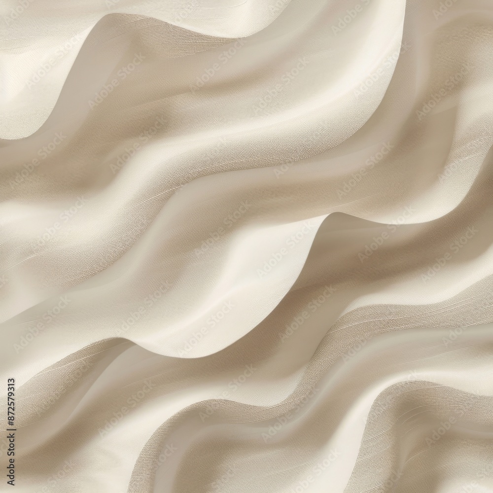 Obraz premium Soft beige shadow pattern on a light background, creating a gentle and elegant texture