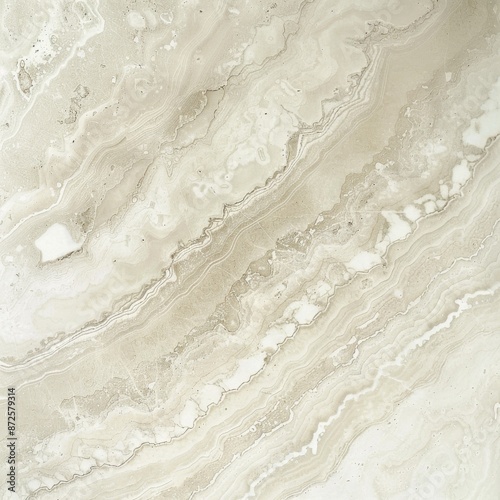 Wallpaper Mural Smooth white travertine tile texture with subtle veining Torontodigital.ca