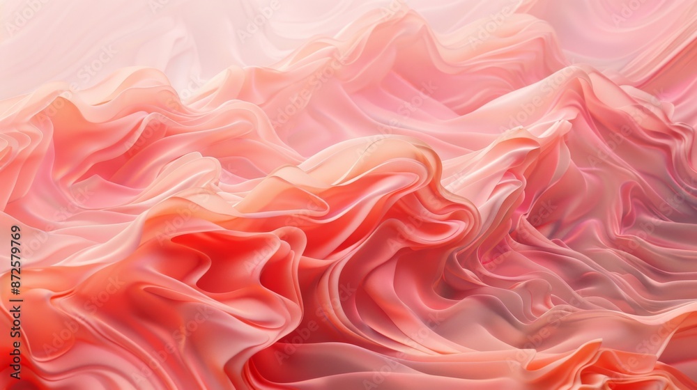 Obraz premium Soft pastel coral texture with a smooth gradient