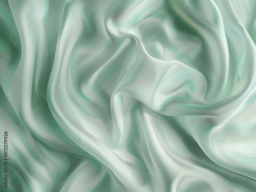 Fototapeta premium Soft pastel mint texture with a smooth gradient